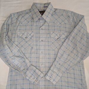 VINTAGE PANHANDLE SLIM PEARL SNAP WESTERN SHIRT SIZE 16 - 34 USA